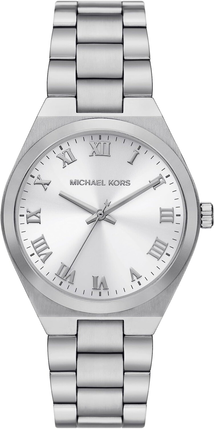 

Часы MK7393 - Lennox Three-Hand Stainless Steel Watch Michael Kors, цвет Silver