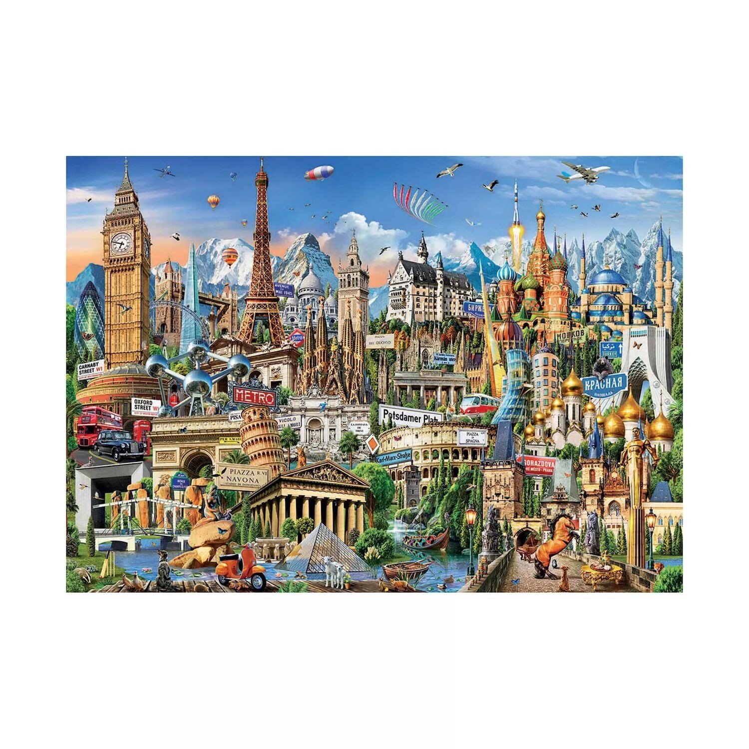 

Пазл EDUCA Europe Landmarks из 2000 деталей EDUCA