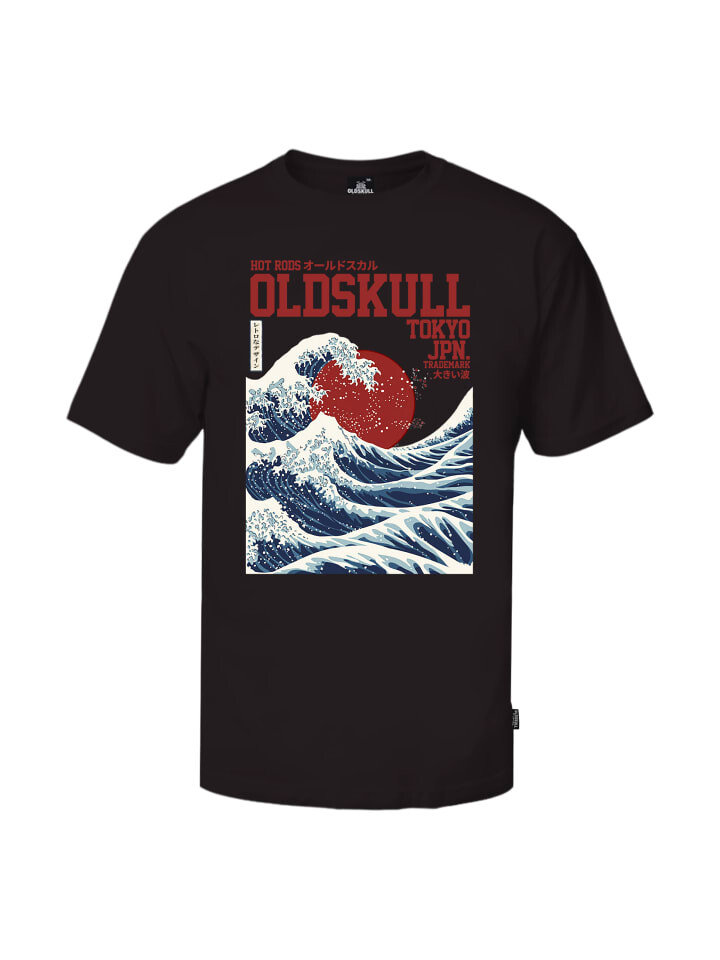 

Футболка OLDSKULL Asian Big W Vintage Logo Graphic, черный