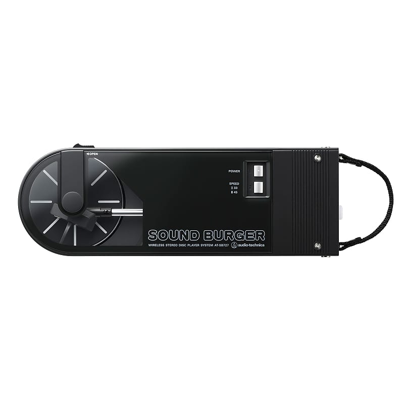 Проигрыватель Audio-Technica : AT-SB727 Sound Burger Portable Bluetooth Turntable - LIMIT 1 PER CUSTOMER - Black - LIMIT 1