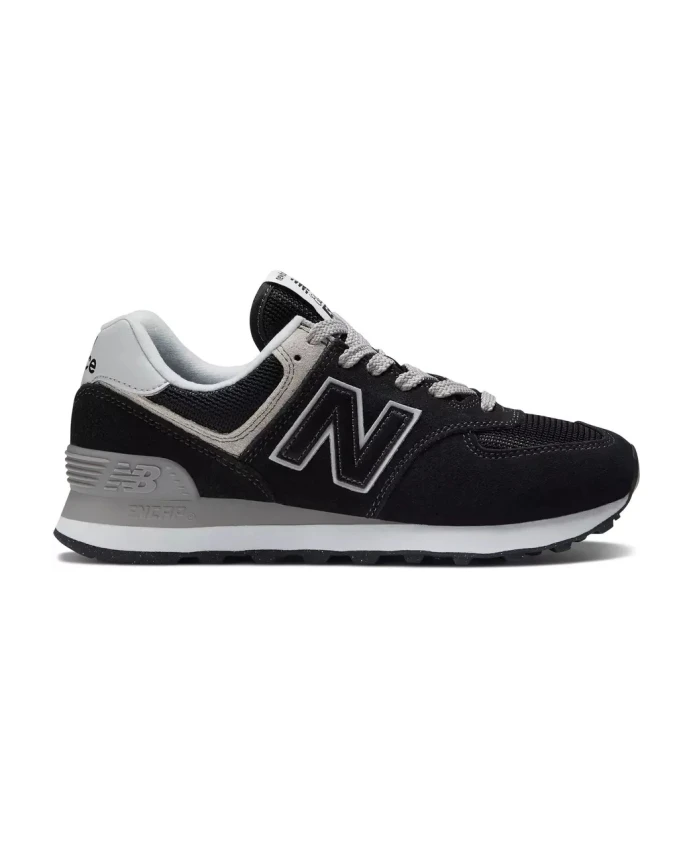 

Кроссовки из замши с сеткой New Balance, черный