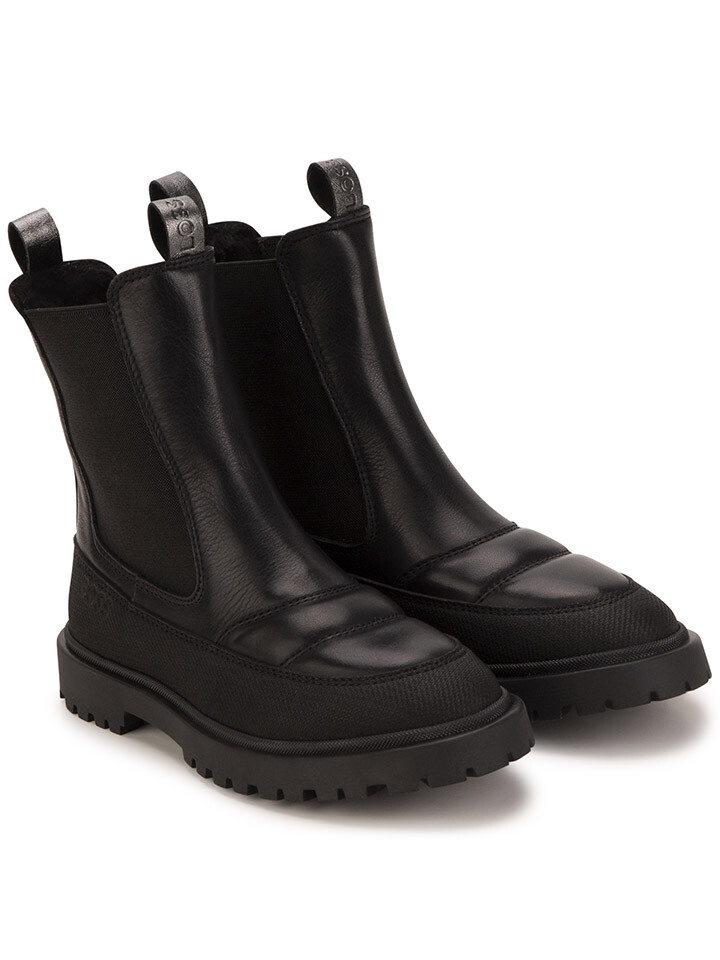 

Ботинки челси Hugo Boss Leder Chelsea, черный