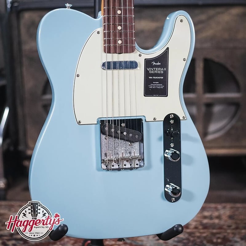 

Электрогитара Fender Vintera II '60s Telecaster, Rosewood Fingerboard - Sonic Blue with Deluxe Gig Bag