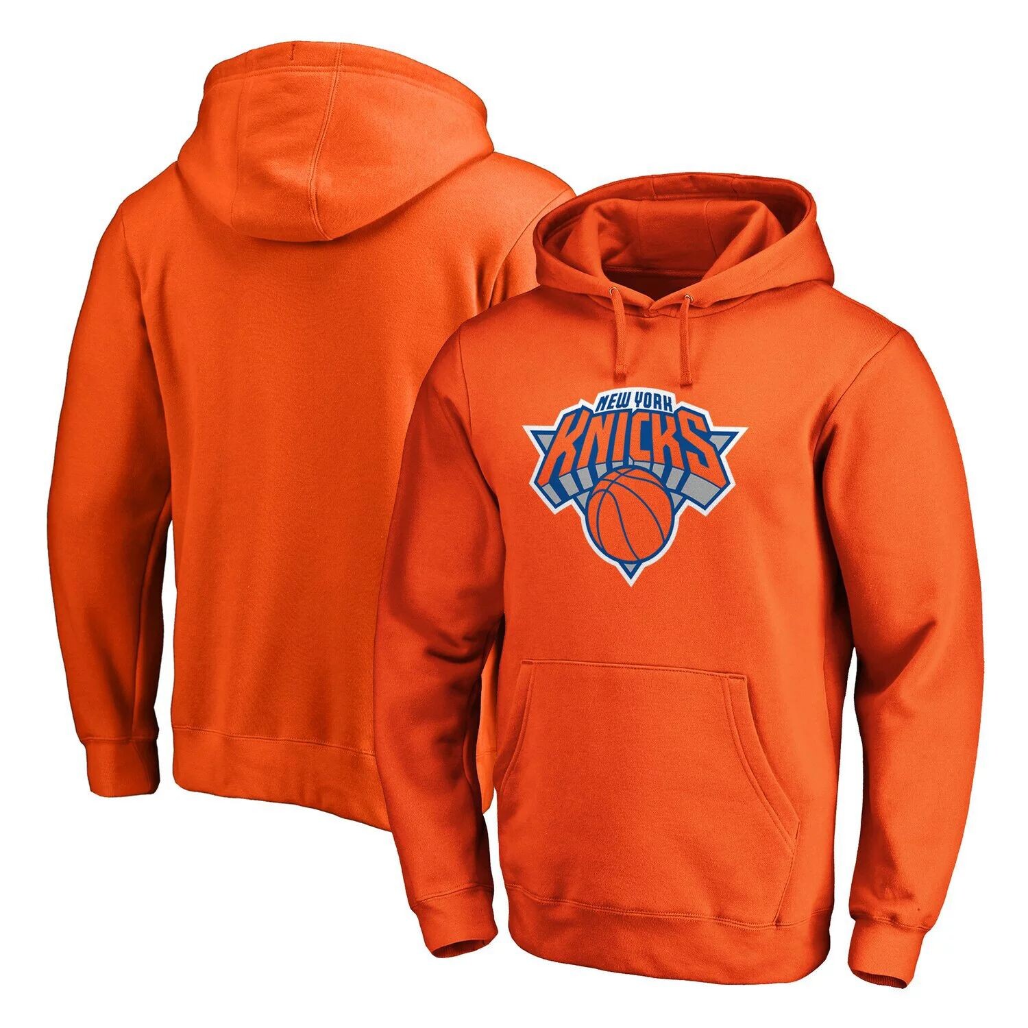 

Мужской оранжевый пуловер с капюшоном и логотипом команды New York Knicks Primary Team Fanatics