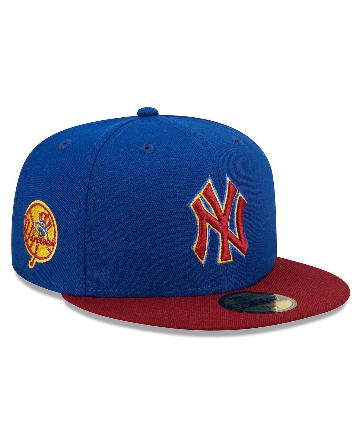 

Мужская королевская красная шляпа-комбинезон с логотипом New York Yankees Primary Jewel Gold 59FIFTY. New Era
