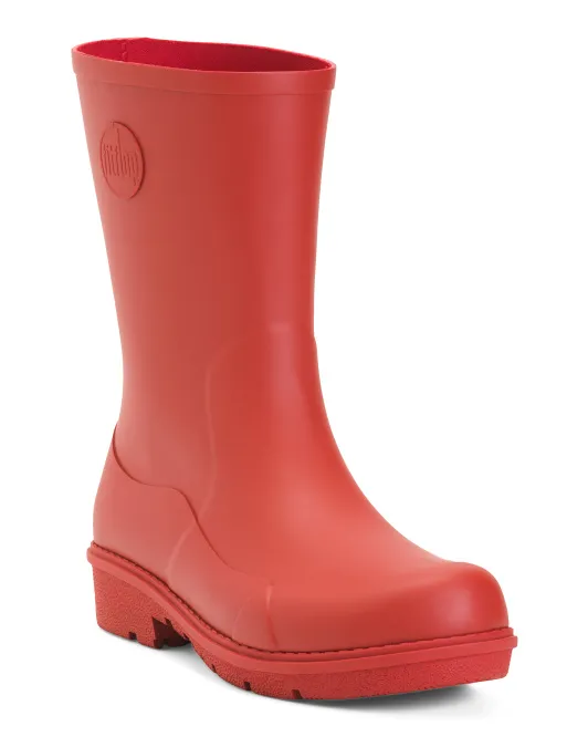 

Короткие резиновые сапоги Wonderwelly Fitflop, красный