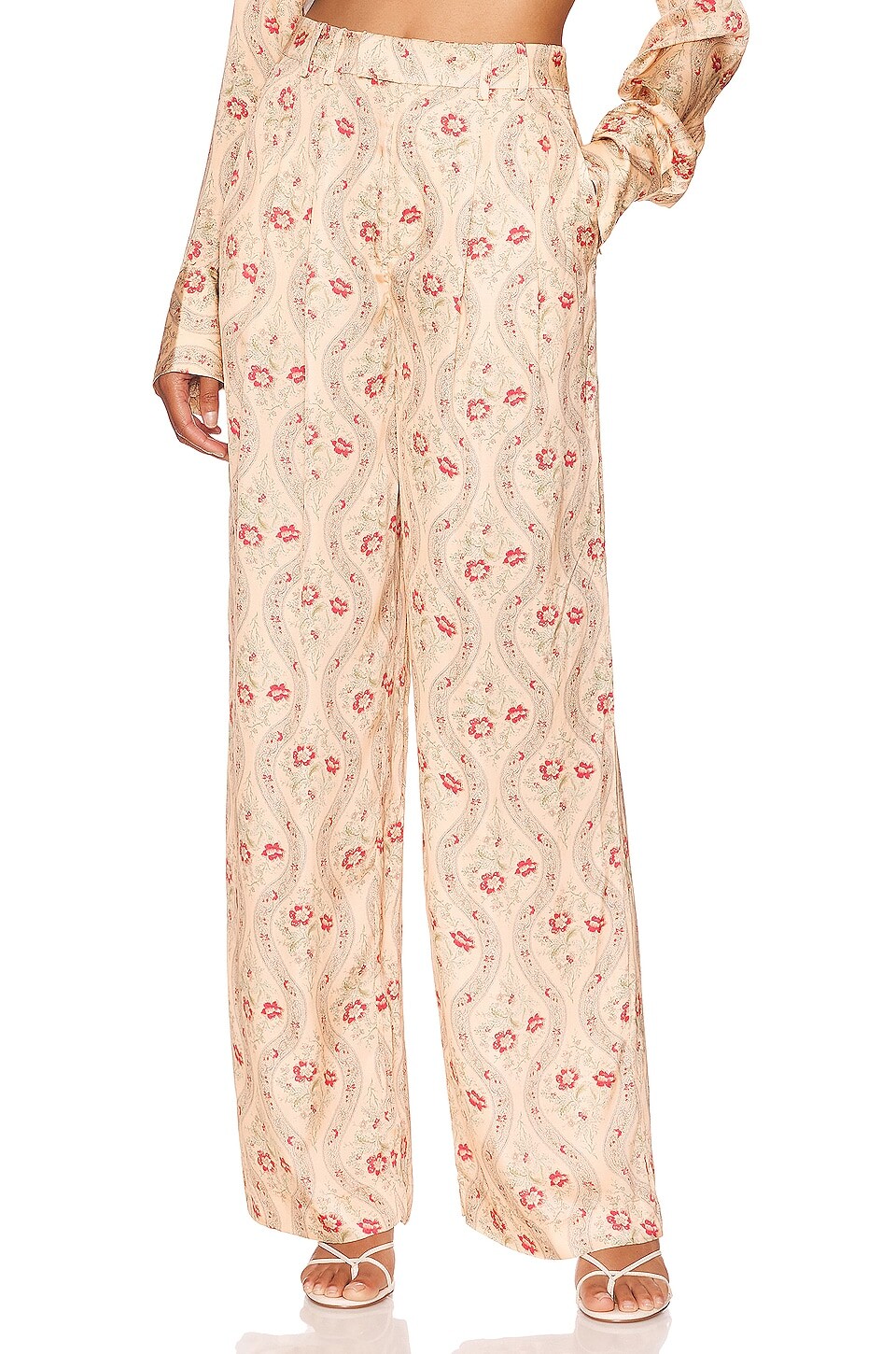 

Брюки L'Academie Alise Trouser, цвет Ivory Tapestry Multi
