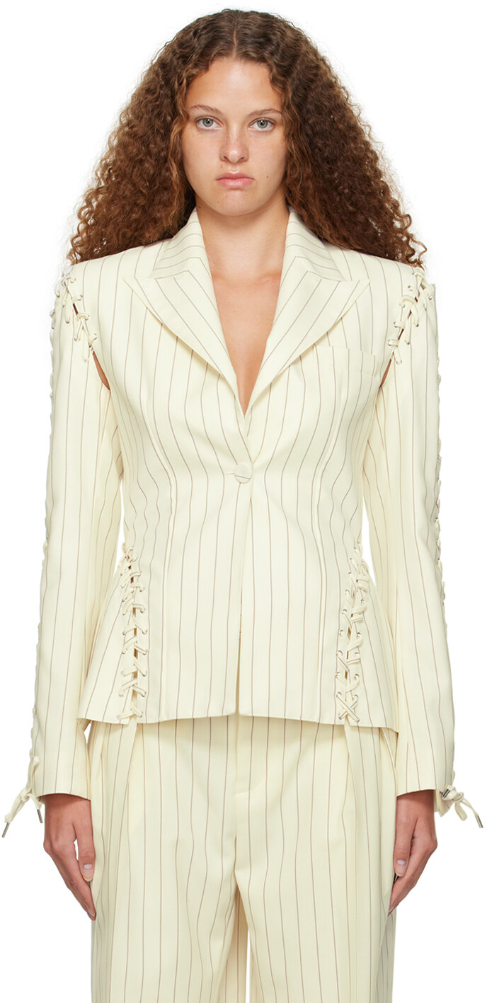 

Off-White Блейзер на шнуровке Jean Paul Gaultier