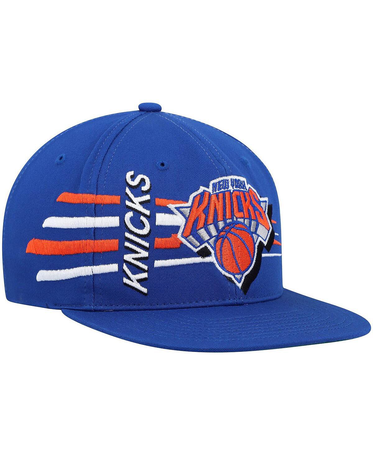 Мужская синяя бейсболка New York Knicks Retro Bolt Deadstock Snapback Mitchell & Ness
