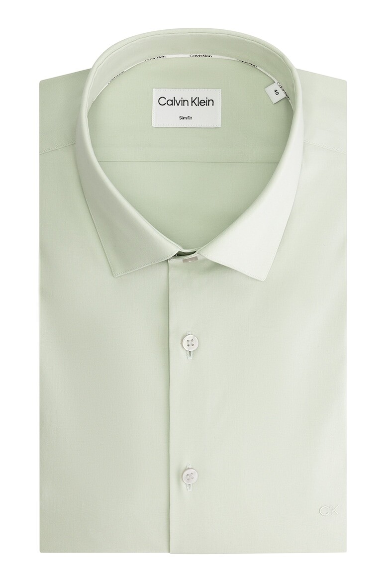 

Узкая рубашка Calvin Klein, зеленый