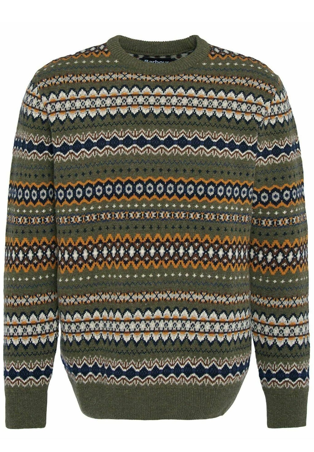 

Джемпер CASE FAIR ISLE CREW Barbour, темно-зеленый