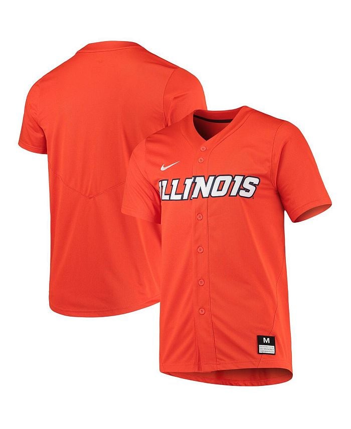 

Мужская оранжевая бейсбольная майка Illinois Fighting Illini Replica Nike, оранжевый