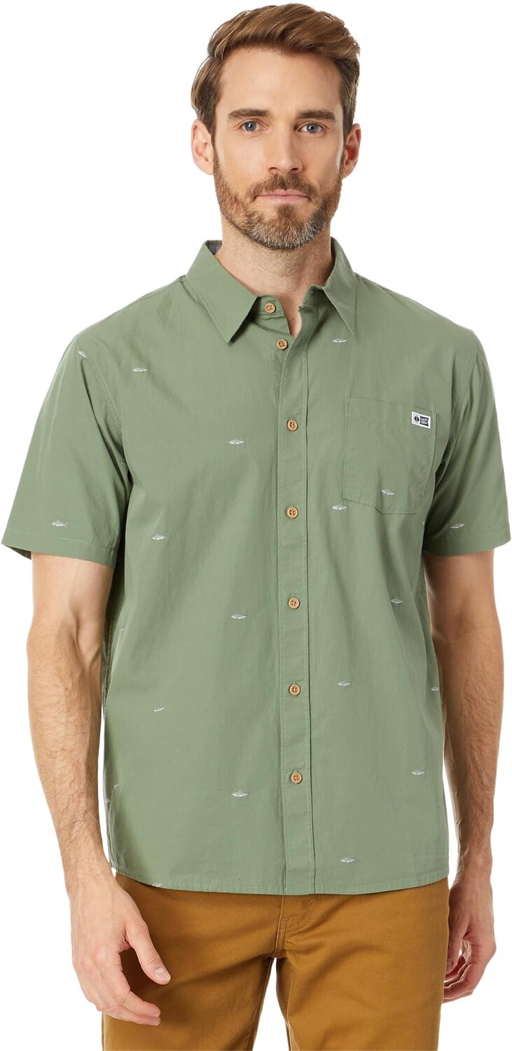 

Рубашка Salty Crew Bruce Short Sleeve Woven, цвет Vintage Military