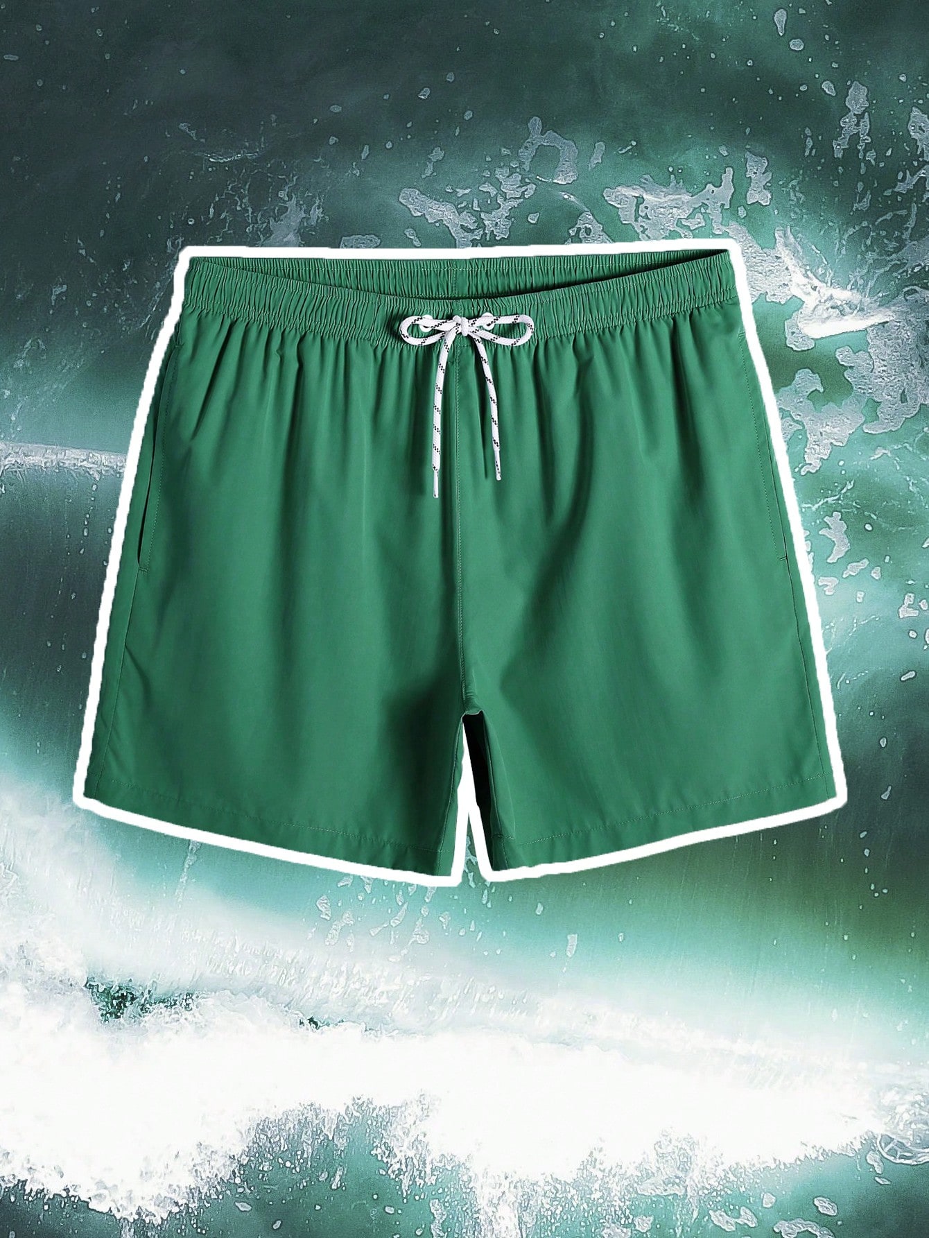 Мужские пляжные шорты Manfinity, зеленый шорты пляжные мужские termit зеленый