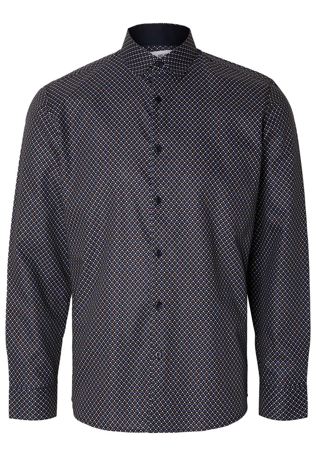

Деловая рубашка SLHSLIMNEW MARK SHIRT Selected Homme, цвет mood indigo/geo