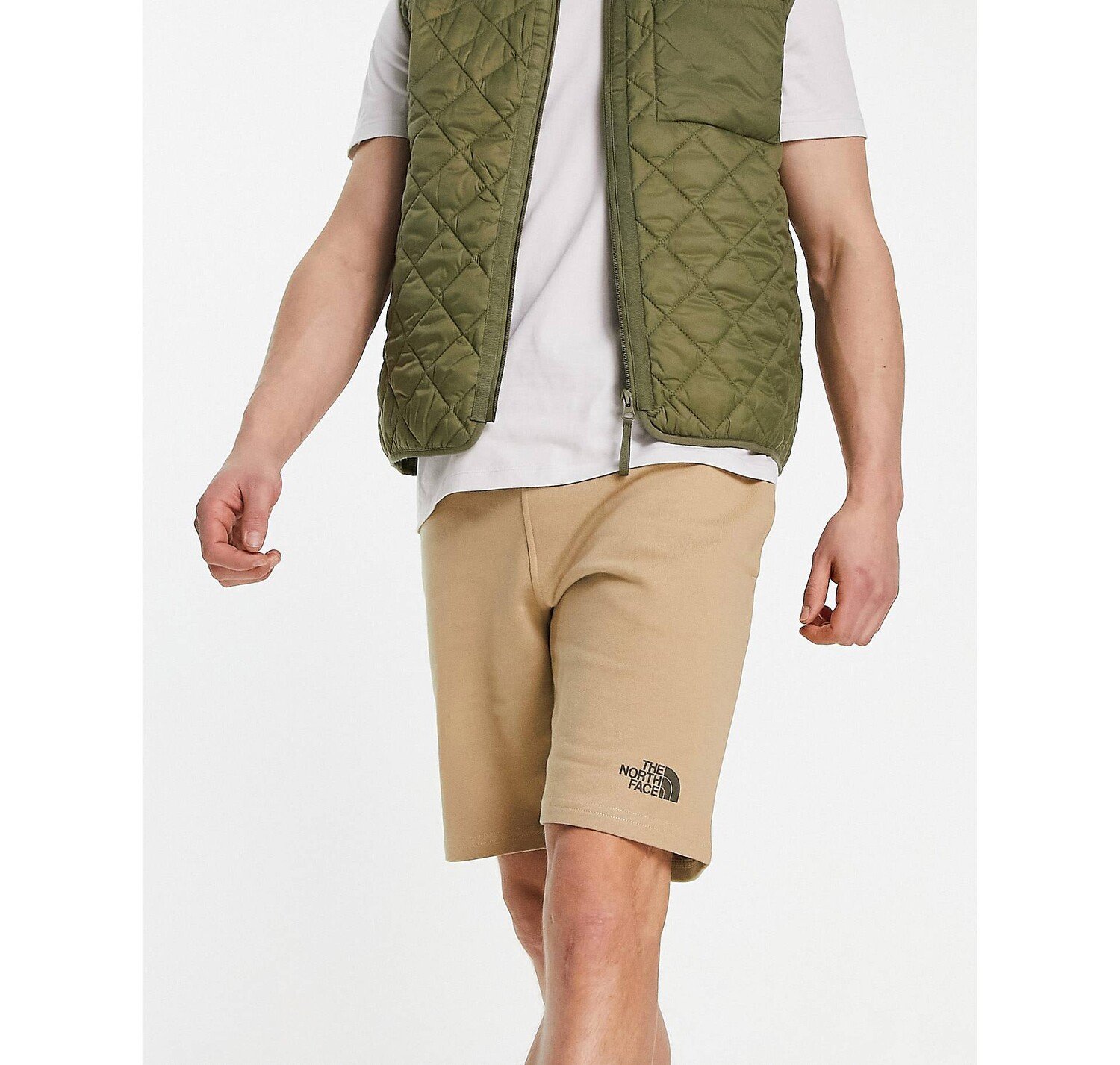 

Легкие флисовые шорты The North Face Standard цвета камень