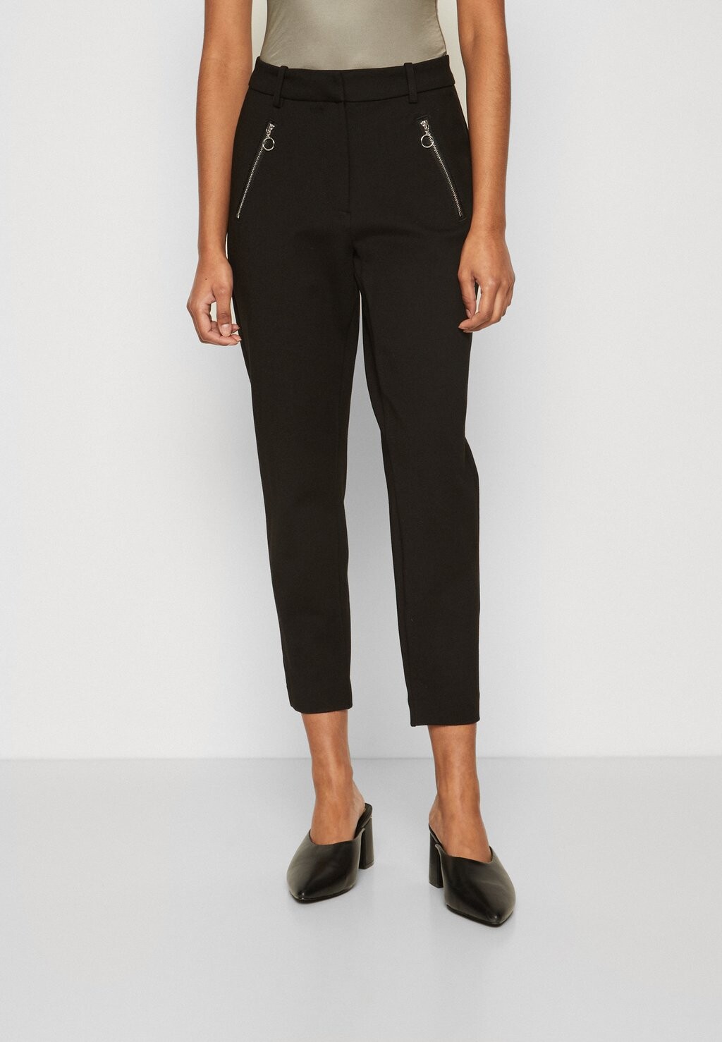 Брюки Vmemma Slim Vero Moda Petite, черный