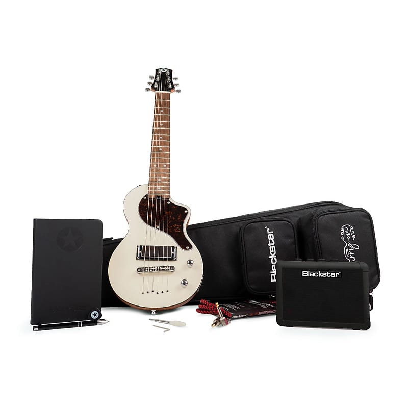 Электрогитара Blackstar Carry On Travel Guitar Deluxe w/ FLY3 & Gig Bag - White