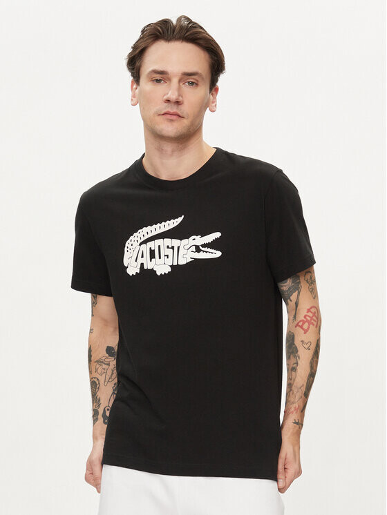

Футболка стандартного кроя Lacoste, черный