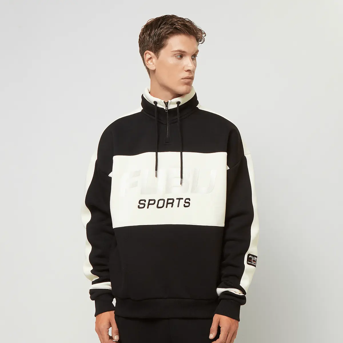 

Куртка FUBU Corporate Sprts Zip Hooded Check Sweatshirt, черный