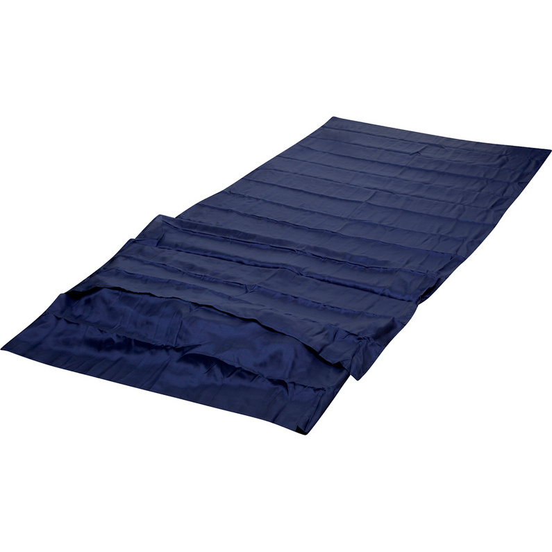 цена Спальный мешок для кабины Liner Silk Bergans, синий
