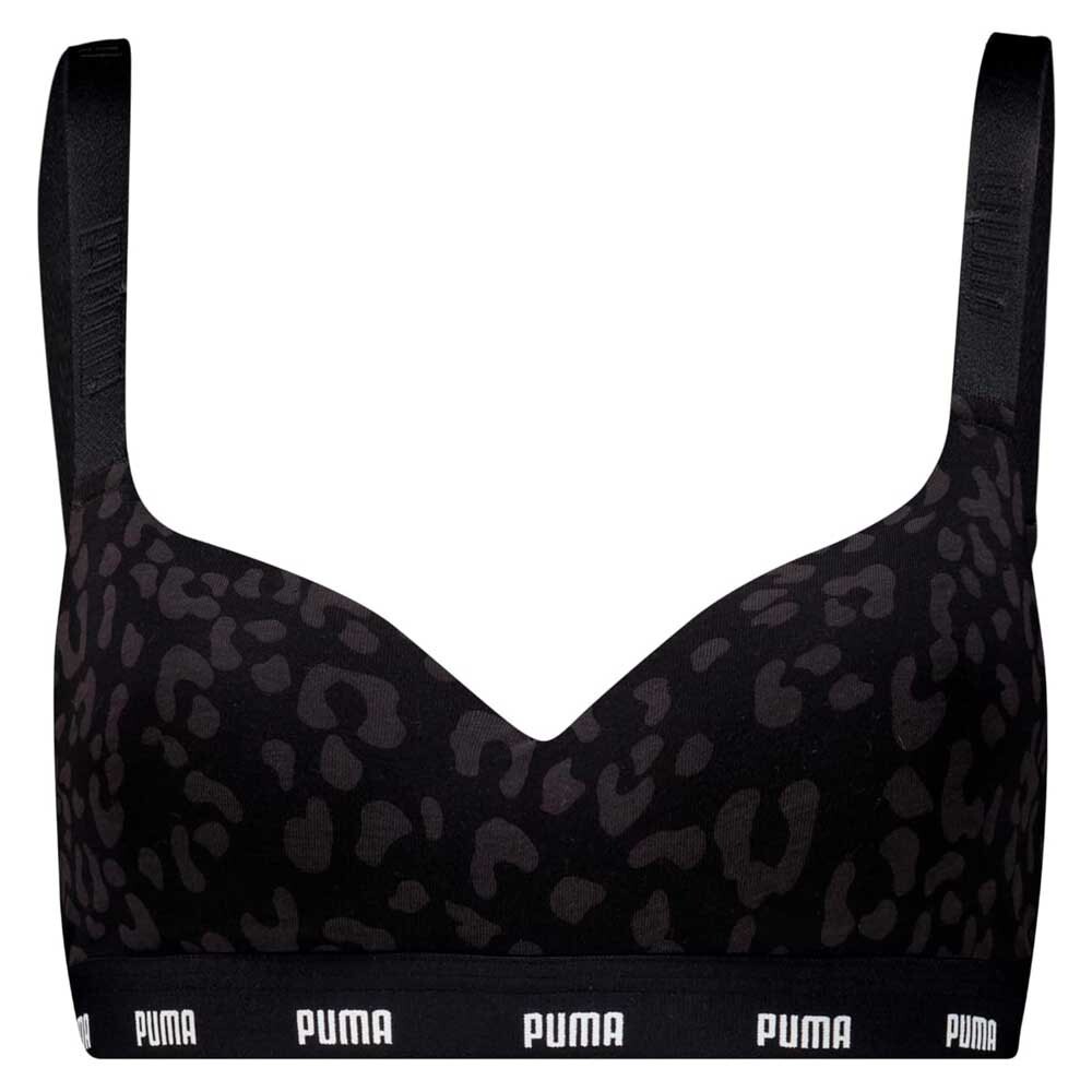 

Спортивный бюстгальтер Puma Printed Padded, черный