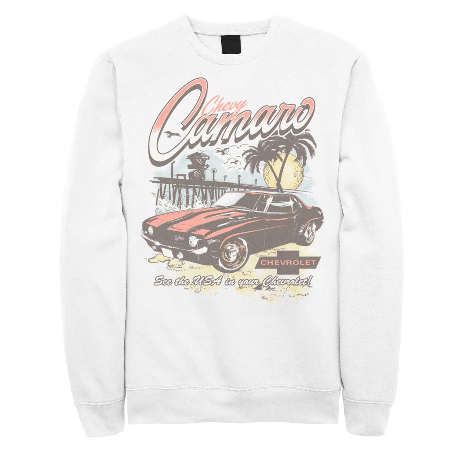 

Мужская толстовка General Motors Chevy Camaro Sea & Palms Licensed Character