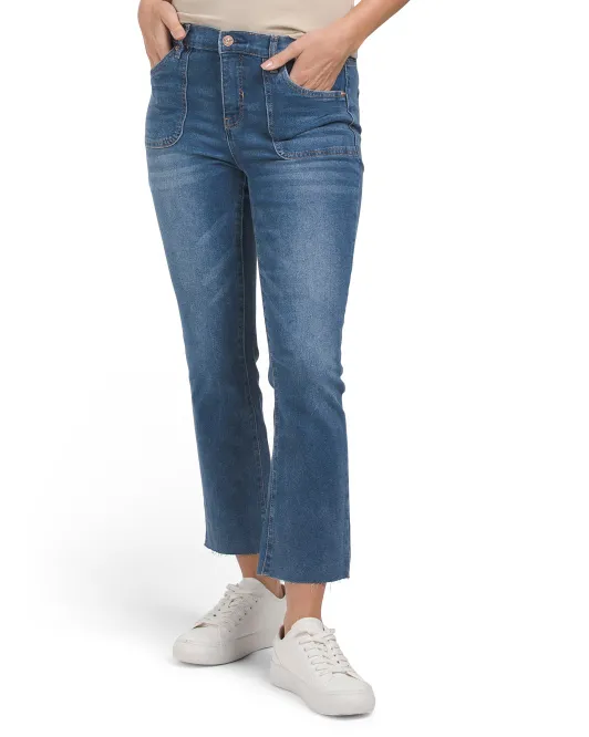 

Джинсы-ботинки с высокой посадкой Nicole Miller New York, цвет True Vintage