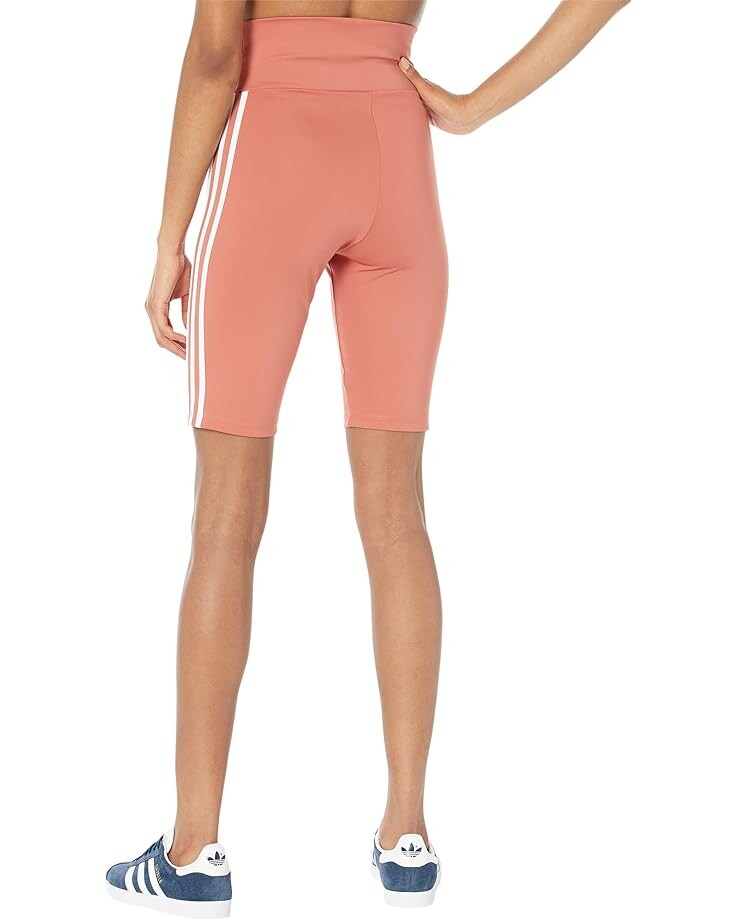 

Шорты Adidas adiColor Classics High-Waisted Short Tights, цвет Magic Earth