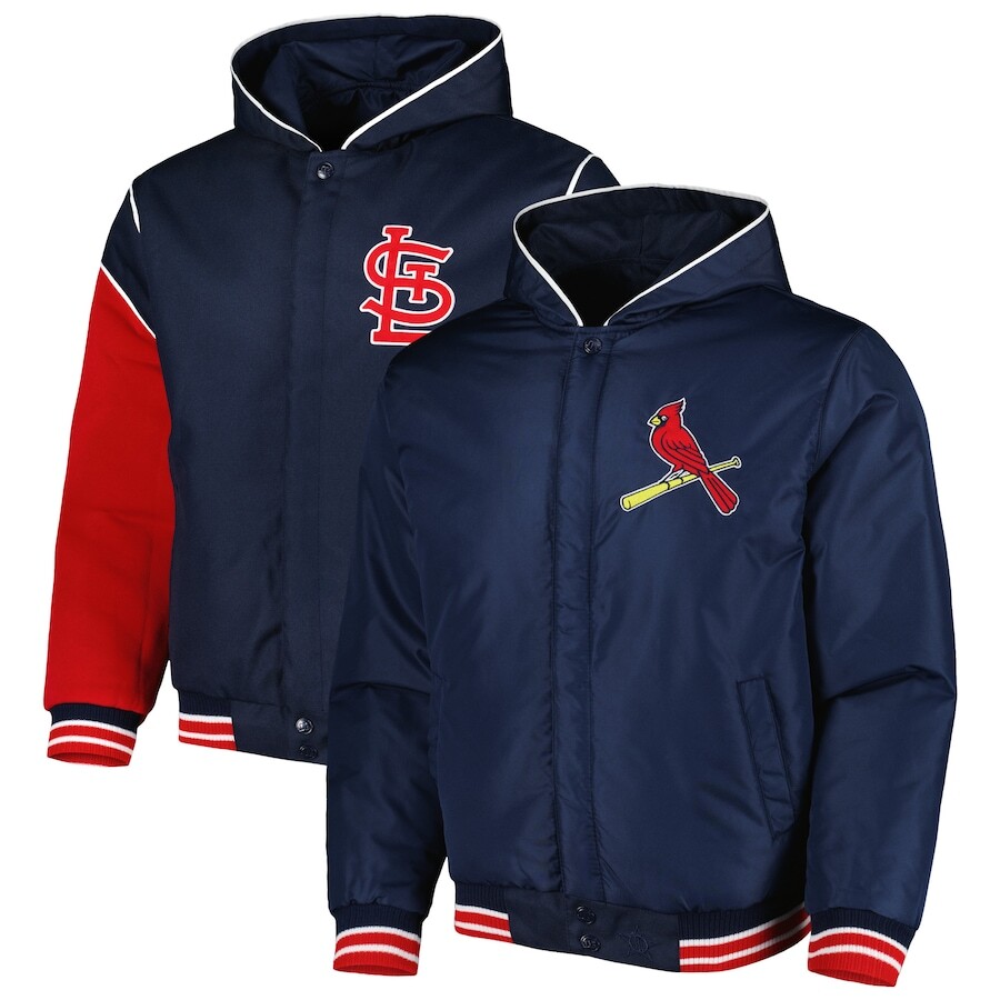 

Толстовка на молнии JH Design St Louis Cardinals, нави