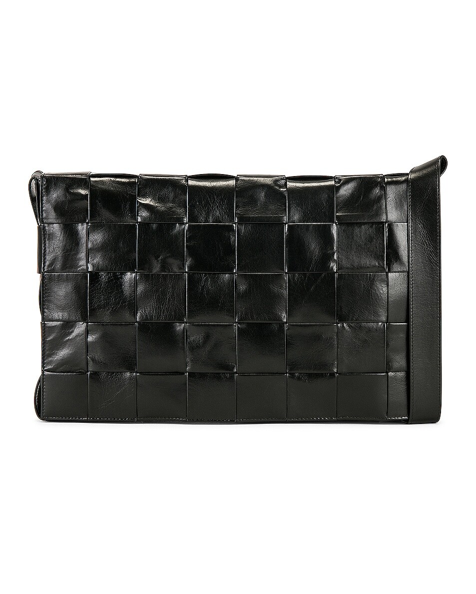 

Сумка кросс-боди Bottega Veneta Cassette, цвет Black & Silver