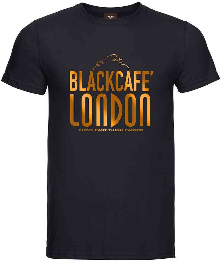 Классическая футболка Black-Cafe London, черное золото printio футболка классическая cafe racer born to ride