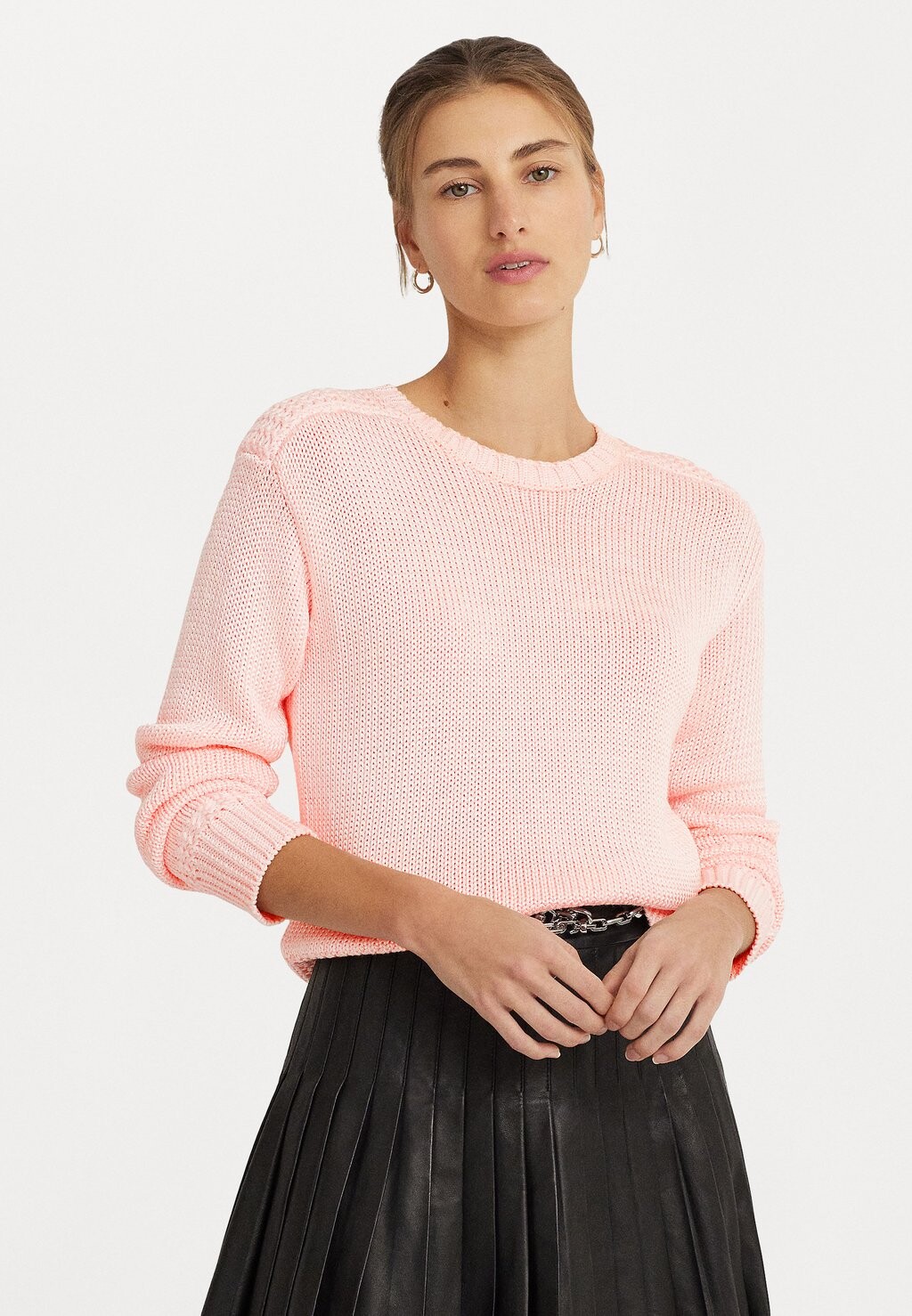 

Вязаный свитер FASHMETTE LONG SLEEVE Ralph Lauren, цвет pink opal