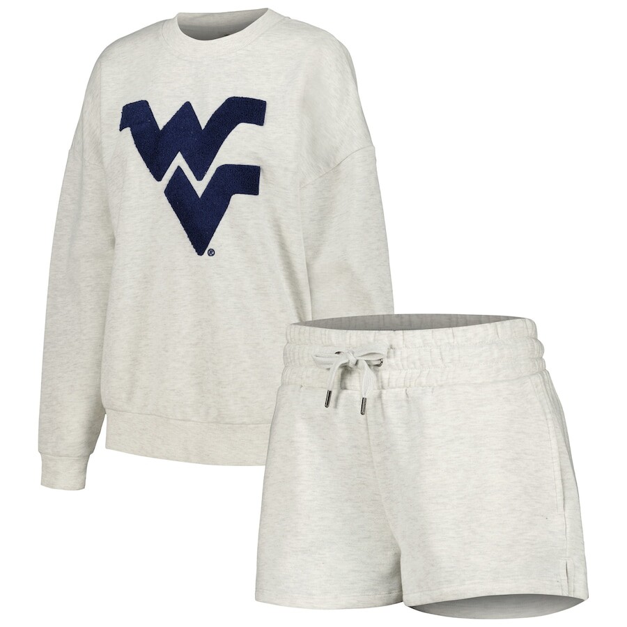 

Пижамный комплект Gameday Couture West Virginia Mountaineers, пепельный