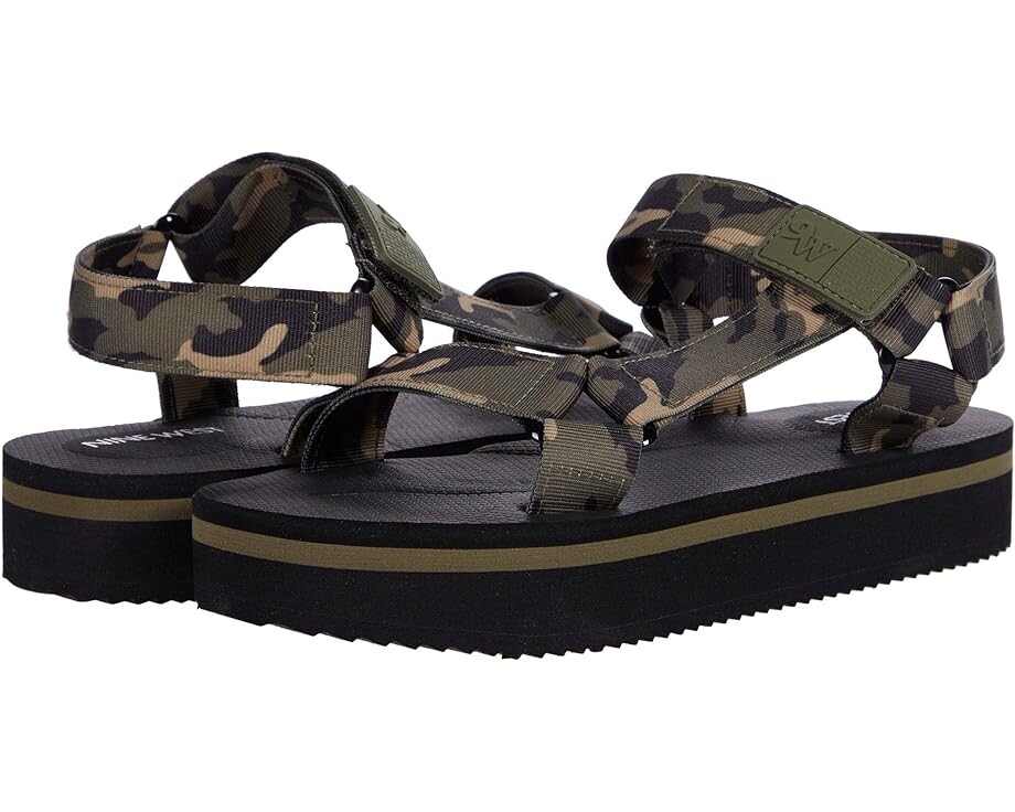 

Сандалии Nine West Camping, зеленый