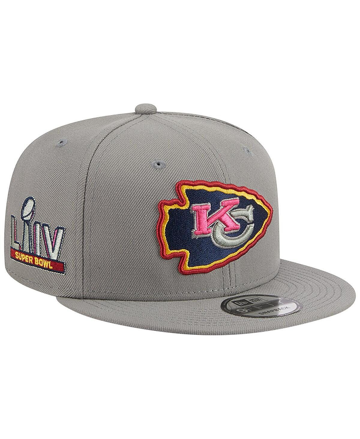 

Мужская серая кепка Kansas City Chiefs Color Pack Multi 9FIFTY Snapback New Era