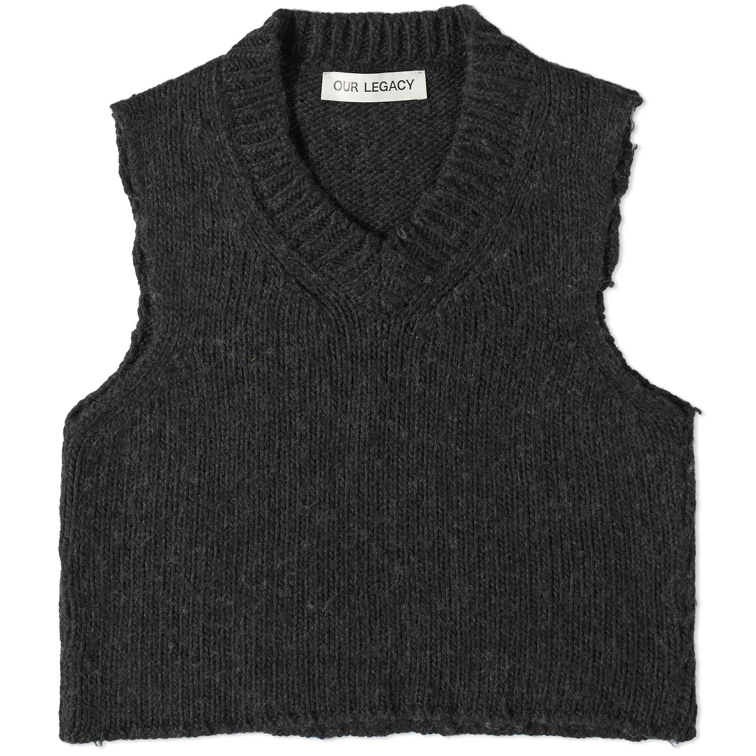 

Вязаный жилет Our Legacy Intact Knitted Vest, черный