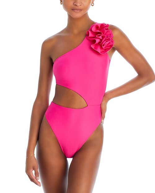 

Сплошной купальник Nyomi Ramy Brook, цвет Pink