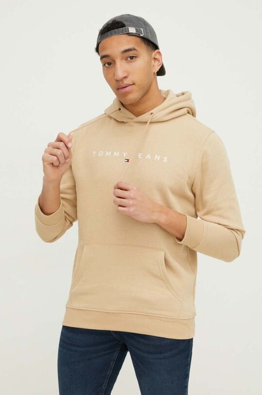 

Толстовка с капюшоном Tommy Jeans, бежевый