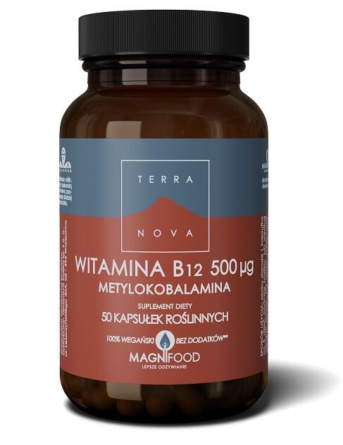 

Terranova Witamina B12 Metylokobalamina 500 mcgвитамин В12 в таблетках, 50 шт.