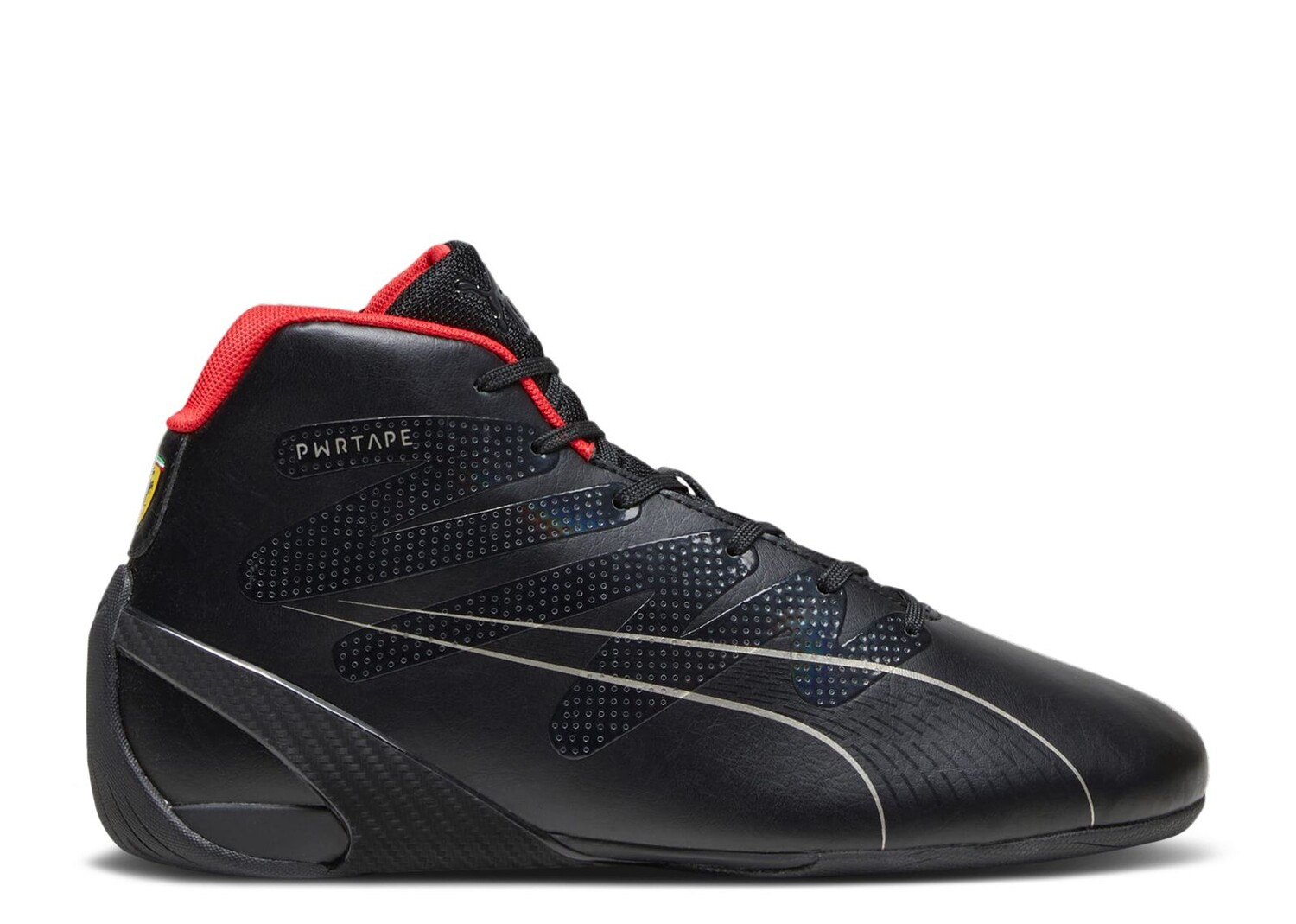 

Кроссовки Puma Scuderia Ferrari X Carbon Cat Mid 'Black Red', черный
