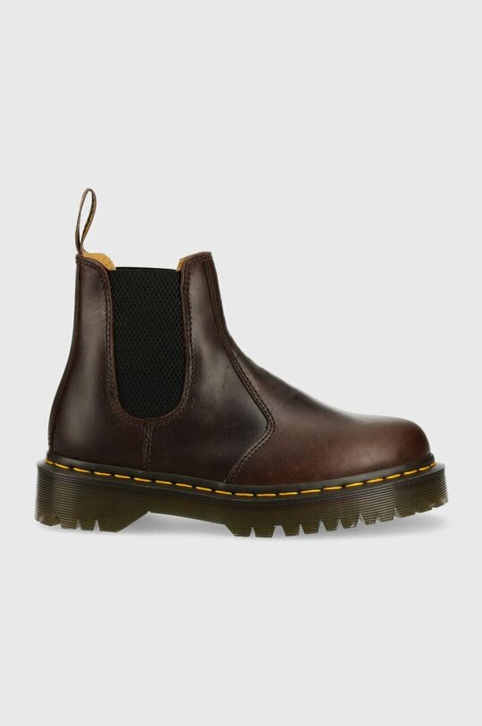 Доктор Кожаные ботинки Челси Martens 2976 Bex Dr. Martens, коричневый кожаные ботинки челси 2976 bex dr martens черный