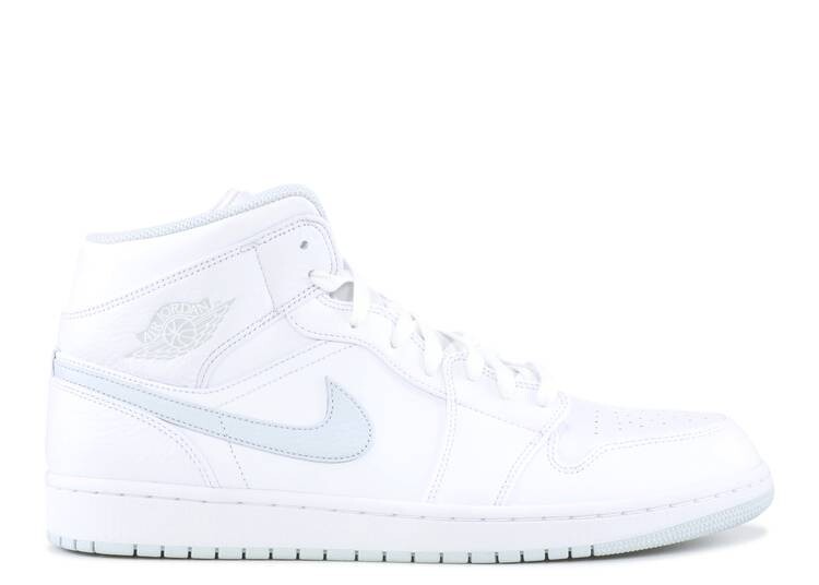 

Кроссовки AIR JORDAN 1 RETRO MID 'WHITE PLATINUM', белый