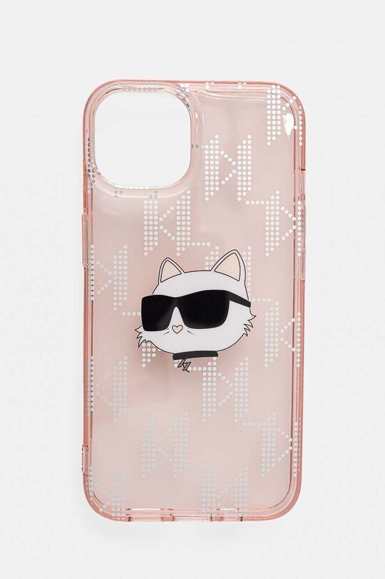 

Чехол для телефона iPhone 14/15/13 6.1 Karl Lagerfeld, розовый