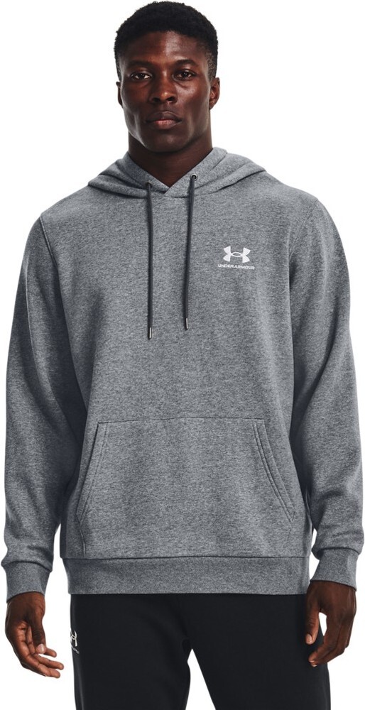 Толстовка Under Armour Hoodie UA Essential Fleece Hoodie, серый