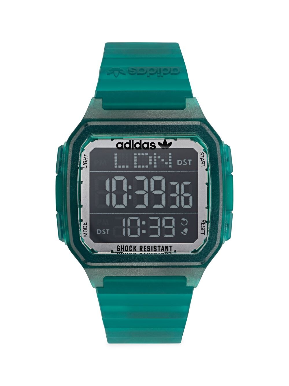 

Часы Digital 1 GMT с полимерным ремешком adidas, зеленый