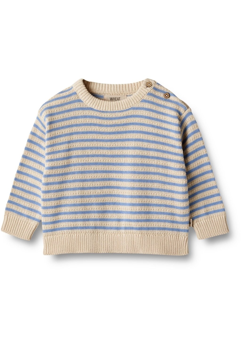 Вязаный свитер Wheat, цвет azure stripe