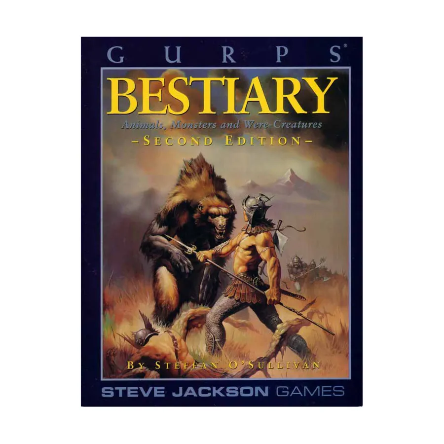 

Bestiary (2nd Edition), GURPS (1st-3rd Edition) - Creatures, мягкая обложка