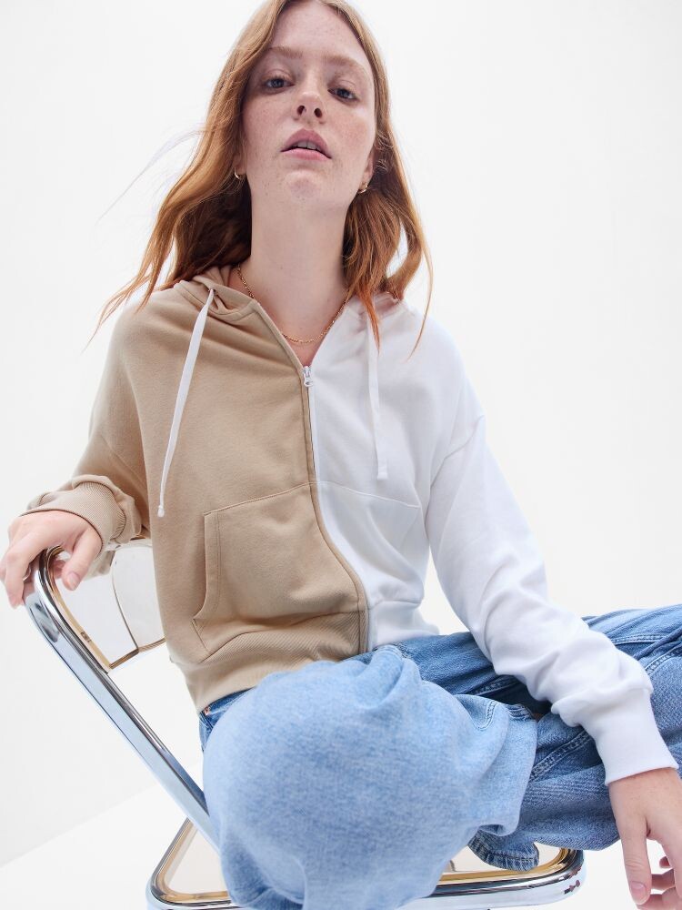 

Двухцветная толстовка Gap, мультиколор