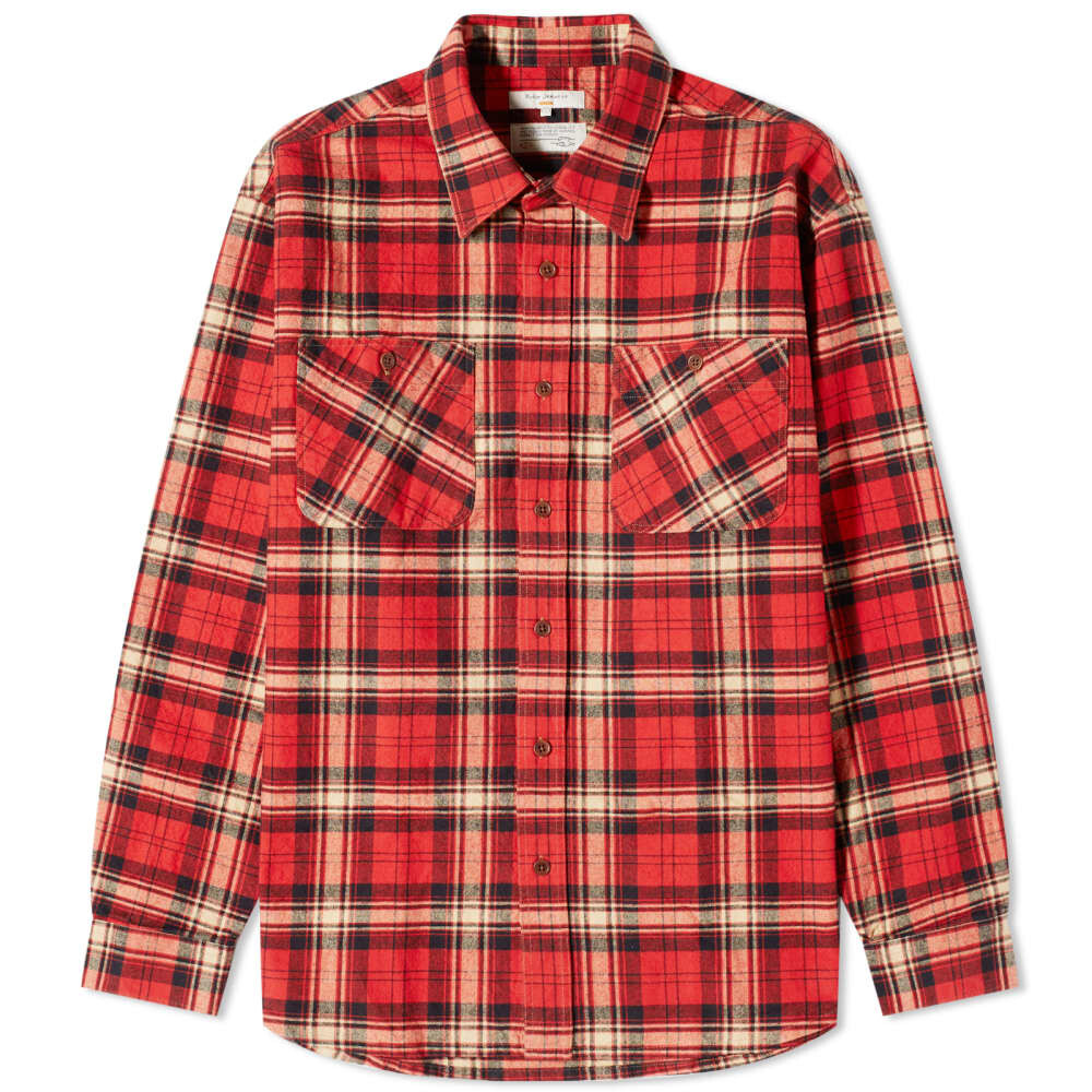 

Рубашка в клетку Nudie Jeans Co Filip, красный